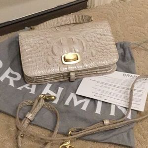 Brahmin Mimosa Anthracite Melbourne bag.